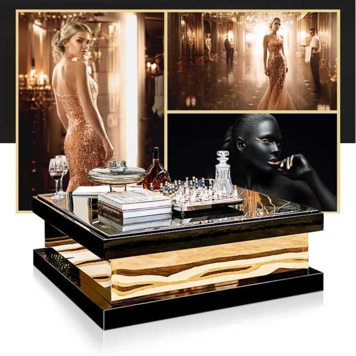 Modern Architectural Coffee Table Designs by Jade Ant