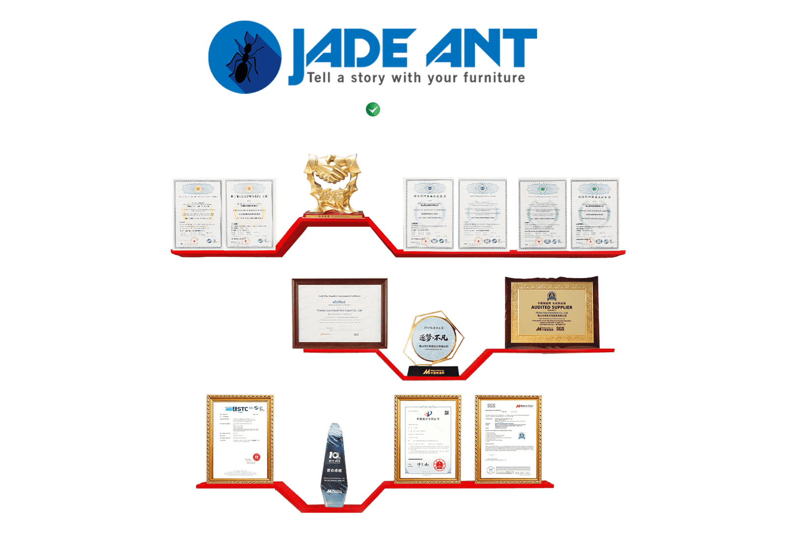 Jade Ant ISO Factory Certifications and Quality Control Standards Compliance