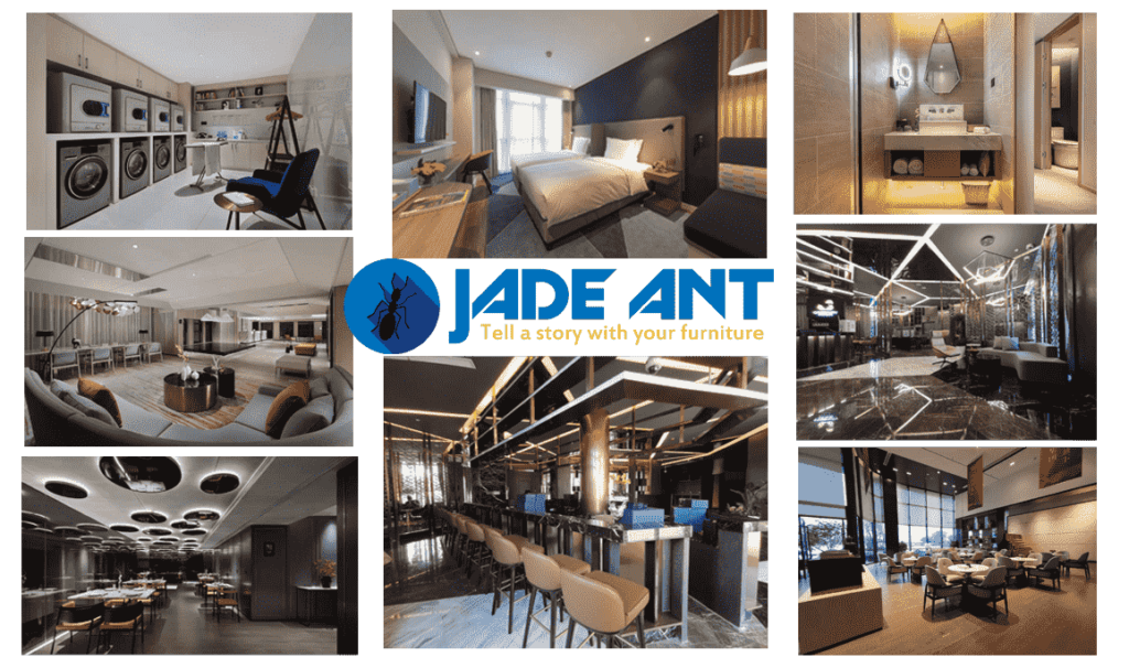 Contract Hotel Bedroom Furniture FF&E Sets